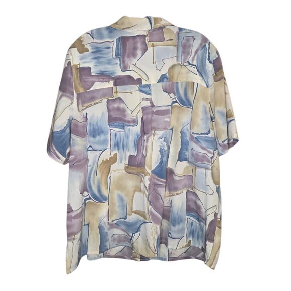 Alfred Dunner Watercolor Button-Down Shirt Size 18W 0289 - Picture 3 of 9